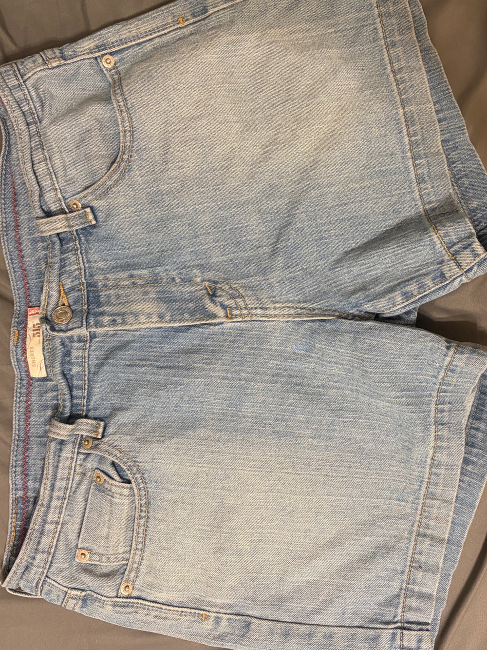 Levi's Light Blue Denim Cutoff Shorts